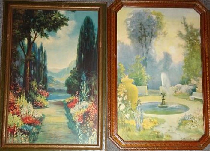Art Deco Prints Incl. R. Atkinson Fox
