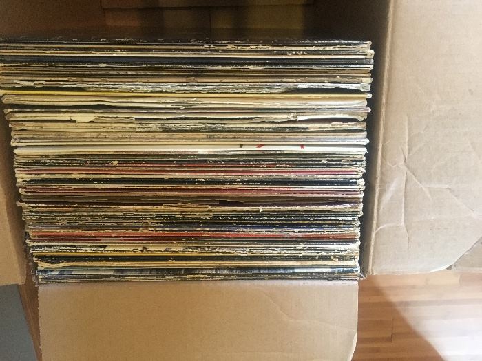 A couple hundred record albums!