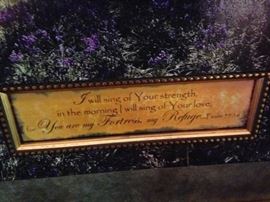 "I will sing of Your strength . . ." Psalm 59:16