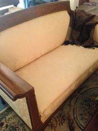 Matching antique love seat