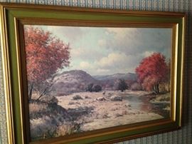 Landscape by Salinas (printed - not oil)