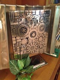 Unique metal sculpture by Arlie Regier