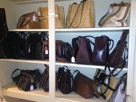 A huge selection of purses