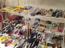 A variety of hand tools