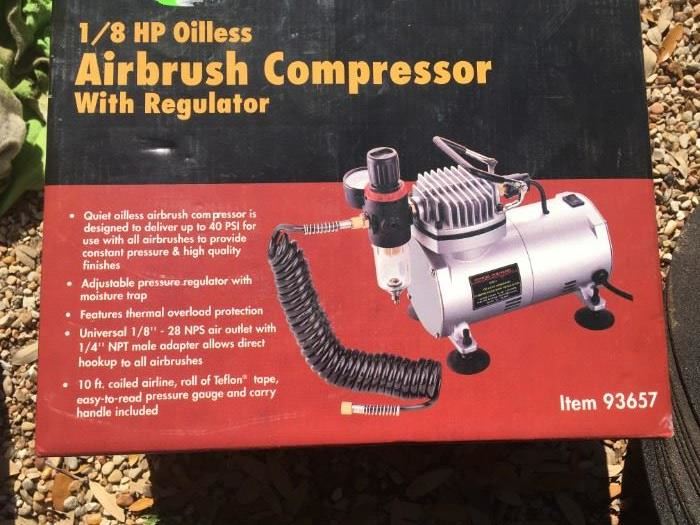 1/8" air brush compressor 