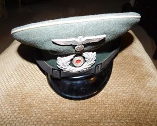Original WW2 German/Nazi Army Visor Cap(Yellow Piping)