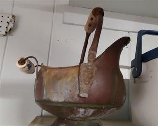 Copper Coal Bucket