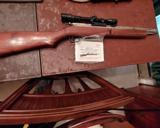 Vintage Benjamin Sheridan Nickel Air Rifle