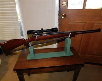 Sporterized WW2 German Mauser Action Rifle(Monte Carlo Stock/8MM/Swift Scope/Permit or CCW Required)