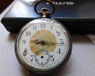 Coin Silver Pocket Watch