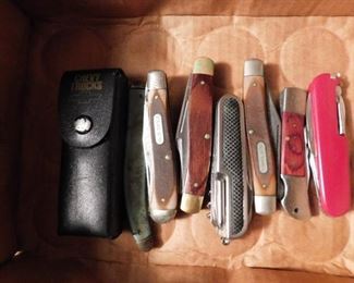 Assorted Pocketknives(Schrade)