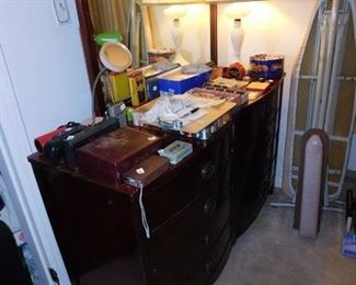 Mahogany Dresser and Mirror