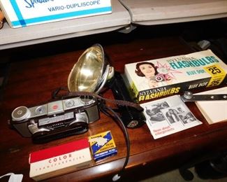 Vintage Kodak Stereo Camera and Accessories