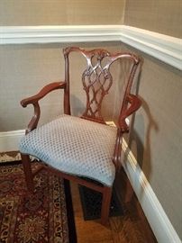 An armchair of the 10 Ribbonback chairs