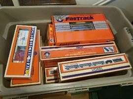 Trains in original boxes