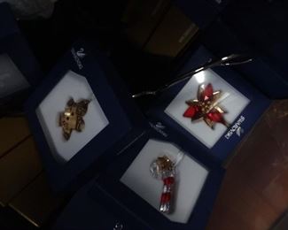 SWAROVSKI CRYSTAL ornaments