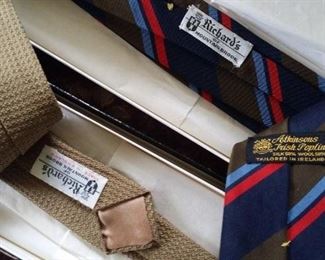 Ties from Richard of Mountain Brook,  new in box from 50 years ago