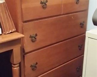 Small chest of drawers. Part of youth bedroom set. Matching twin bed, desk, and chest are sold separately