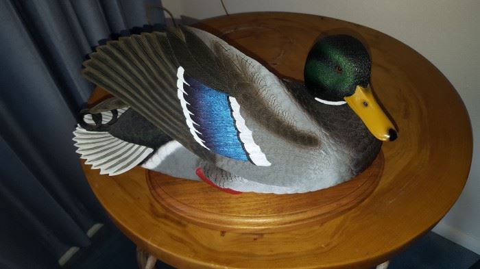 Duck decoys by known carvers