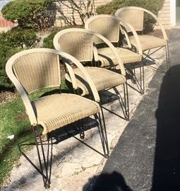 4 Outdoor chairs