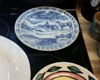 "Kentucky" souvenir plate, pottery plate