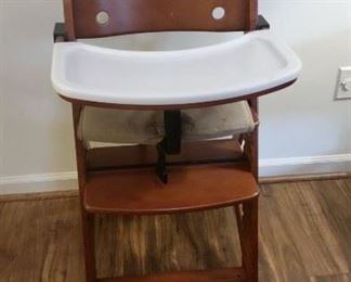Keekaroo brand high chair, adjustable 