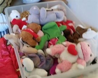 Beanie Babies all SOLD, some plush toys still available 