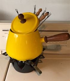 Vintage Fondue Pot