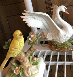 Numbered Bird Figurines