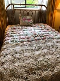 Brass Bed with New Mattress