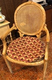 Awesome Carved White Oak Chair.
