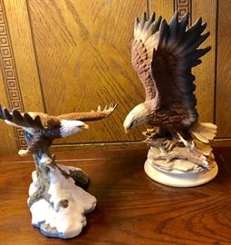 Numbered Eagle Figurines