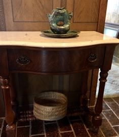 Marble Top Occasional Table