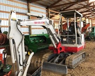 Takeuchi Compact Excavator Model TB125