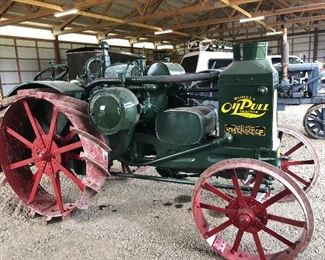 1924 ADVANCE RUMLEY "L OIL PULL" TRACTOR