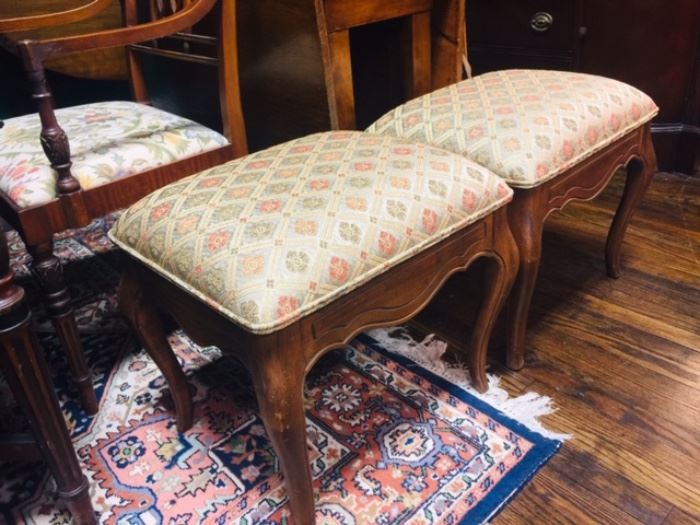 Pair of French Footstools