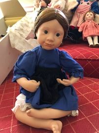 Amish meditating doll