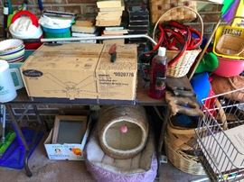 pet supplies, hand saws and ceiling fans, oh my!