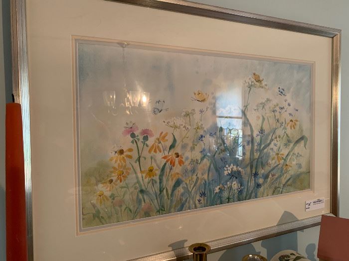 Watercolor of flowers by Ginny Masters