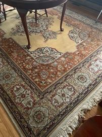 Hand knotted Oriental rug 12'3" x 9'