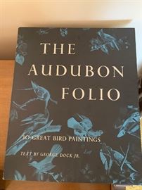 Audubon Folio of Thirty Great Bird Paintings together with 2 botanical prints