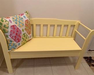 Yellow Wood Bench