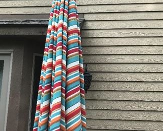 Striped Patio Umbrella