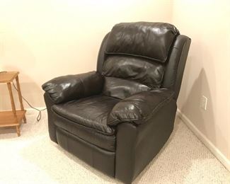 Leather Rocker/Recliner