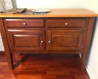 Wood, 2 Tone Buffet