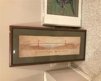 Golden Gate Bridge - Framed and Matted