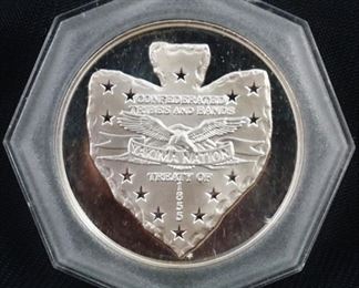 Yakima Nation silver coin