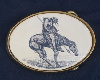 "Simshaw" belt buckle