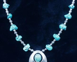 Bear paw sterling necklace