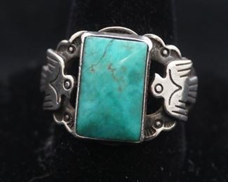 Native American sterling ring